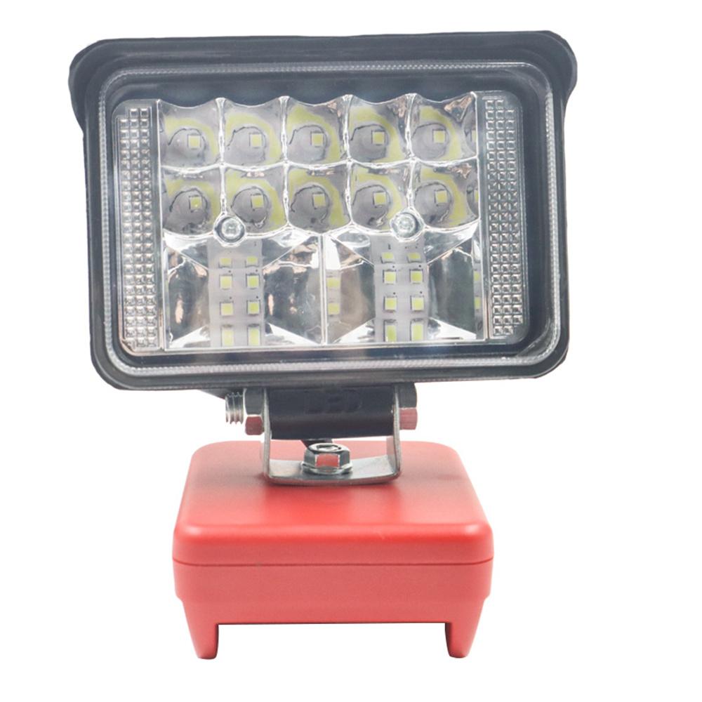 

Беспроводной светодиодный рабочий свет 3 дюйма 18 светодиодов 2800 лм Двойной USB-порт для Milwaukee Аккумуляторный