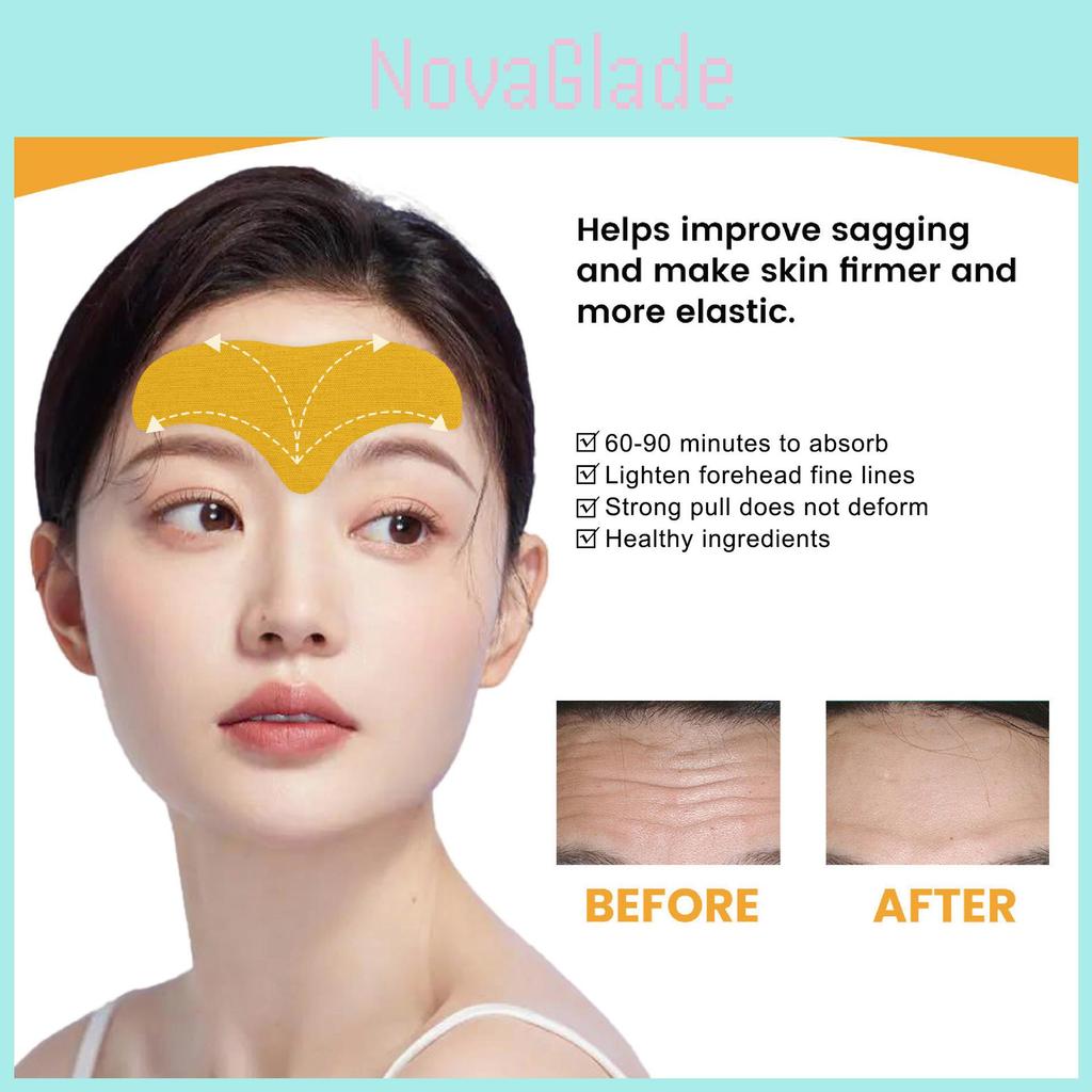 Bupy Forehead Wrinkle Patches Anti-aging Firming Skin Treatment For All Skin Types