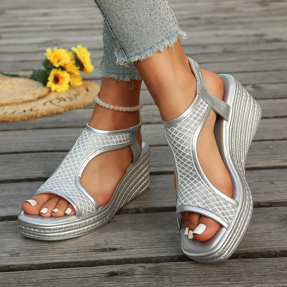 

Pegged Heels Women s Shoes Casual Shoes Platform Shoes Sandals Flip-flops 36