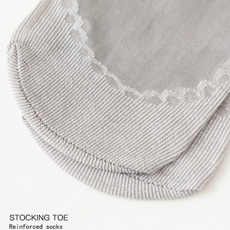 10 Pairs/Bag Velvet Silk Women Socks Cotton Bottom Soft Non Slip Sole Massage Wicking Slip-resistant