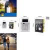 Solar Powered Outdoor Wall Light With Motion Sensor For Garden And Patio Decor