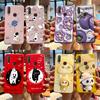 Do Vivo Y12 Y15 Y17 1902 1904 Etui vivo Y19 1915 Etui na telefon VIVO Y17 Y15 Etui odporne na wstrząsy Uroczy Królik Panda Malowane Miękkie Pokrowiec