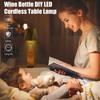 LED Wine Bottle Lamp 5200mAh USB Rechargeable Table Lamp 3 Colors Dimmable Bottle Lamp Cordless Bottle Light Touch Control Wine