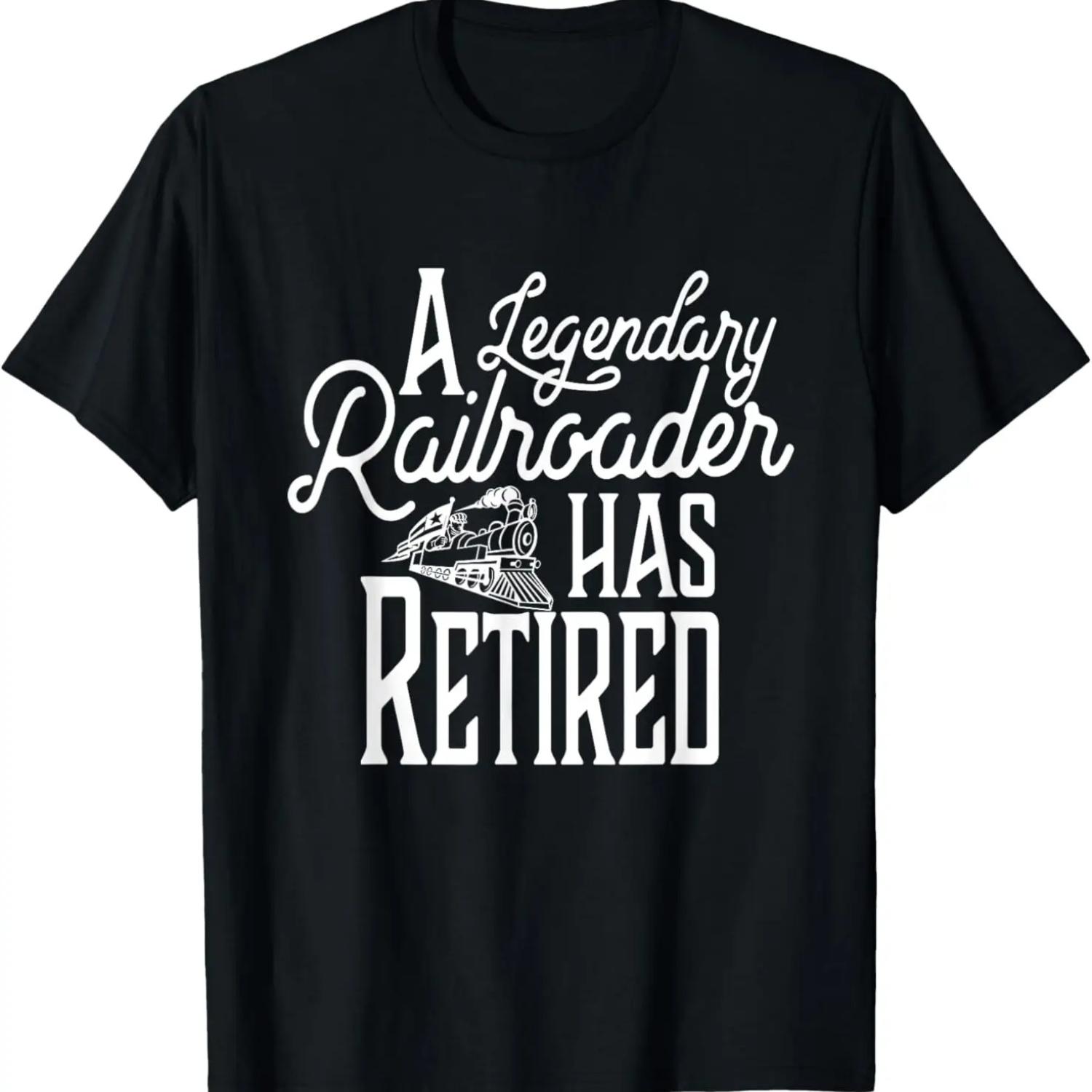 Legendary Railroad Retirement Gifts For Men T-Shirt S