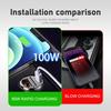 Car Logo USB Auto Super Fast Charging Phone Charge Charger For Jeep Cherokee Wrangler JK Gladiator Compass Renegade Patriot AJP1