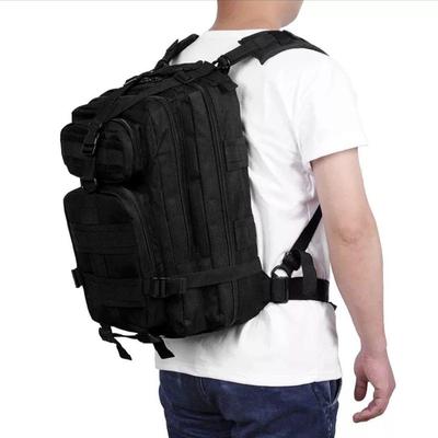 Military Tactical Black Pack Backpack Waterproof Small Rucksack for Outdoor Hiking Camping