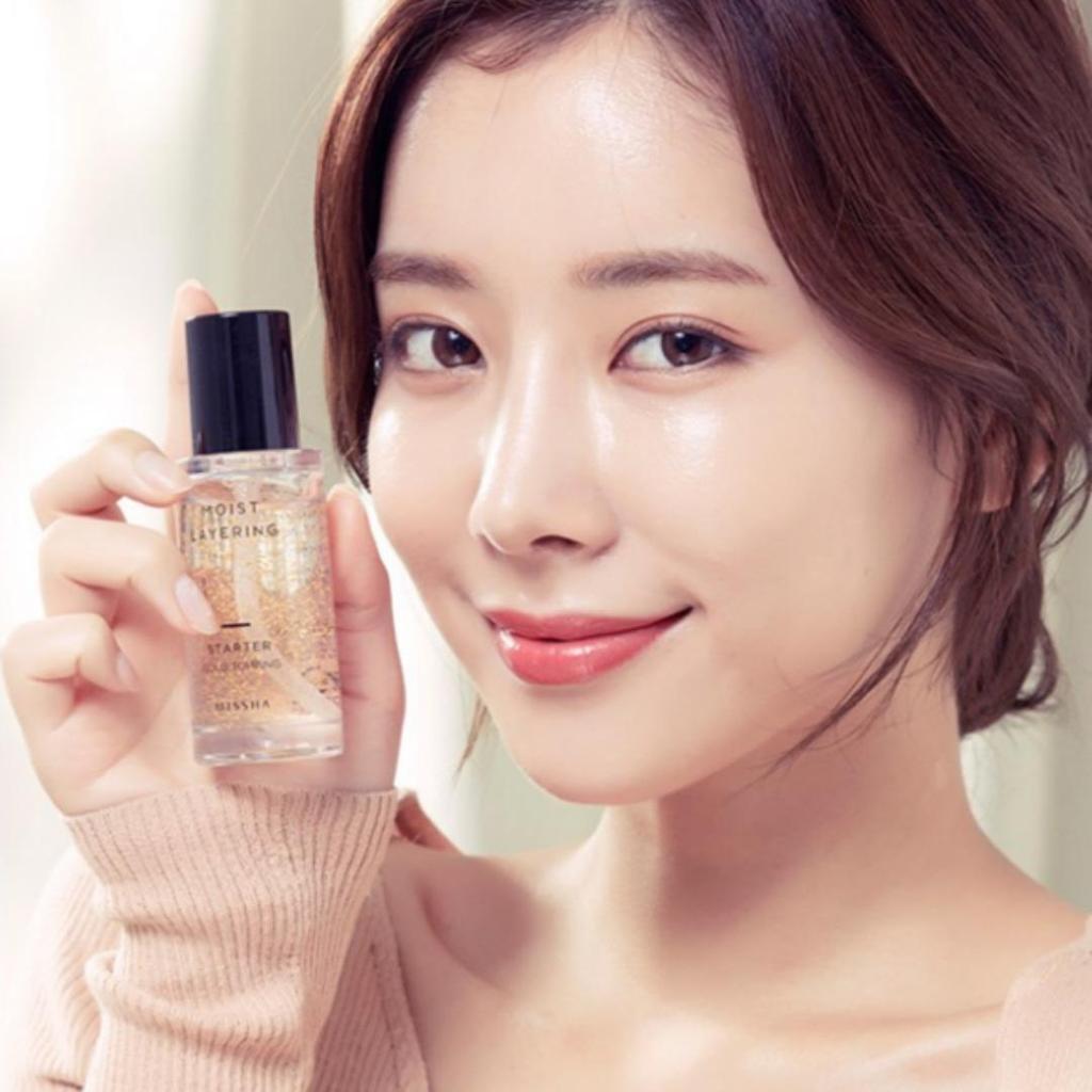 MISSHA Base de Teint Hydratante Layering Starter 30ml, Gold Topping