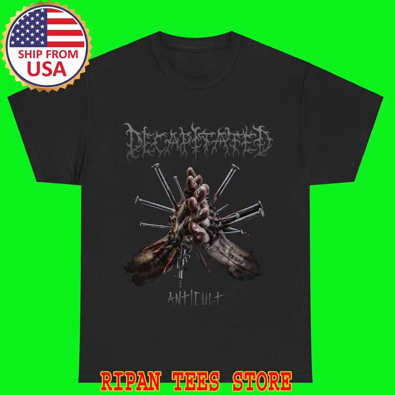 DECAPITATED Anticult Black T-Shirt Tee Top Unisex M
