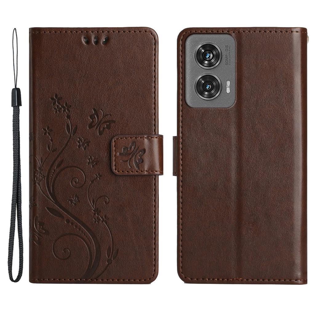 Für Motorola Edge 50 Fusion 5G Hülle PU Leder Brieftasche Handyhülle Ständer Ansicht