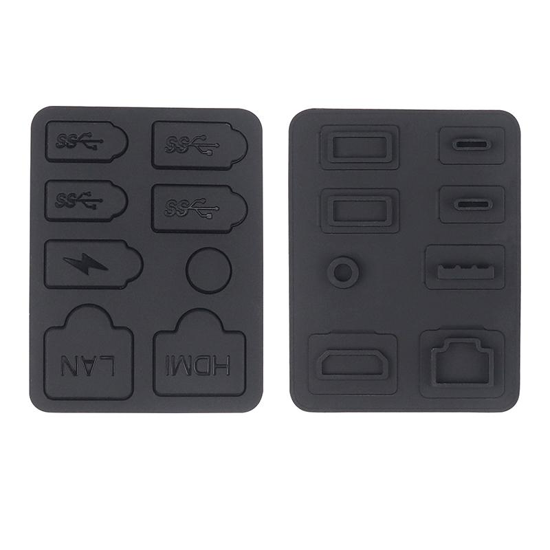 8Pcs Dustproof Plug For Ps5 Slim Console Silicone Dust Protector Cover For Ps5 Slim Game Console Accessories