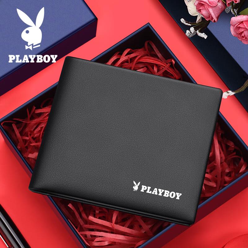 Playboy Men s Genuine Leather Bi-fold Wallet