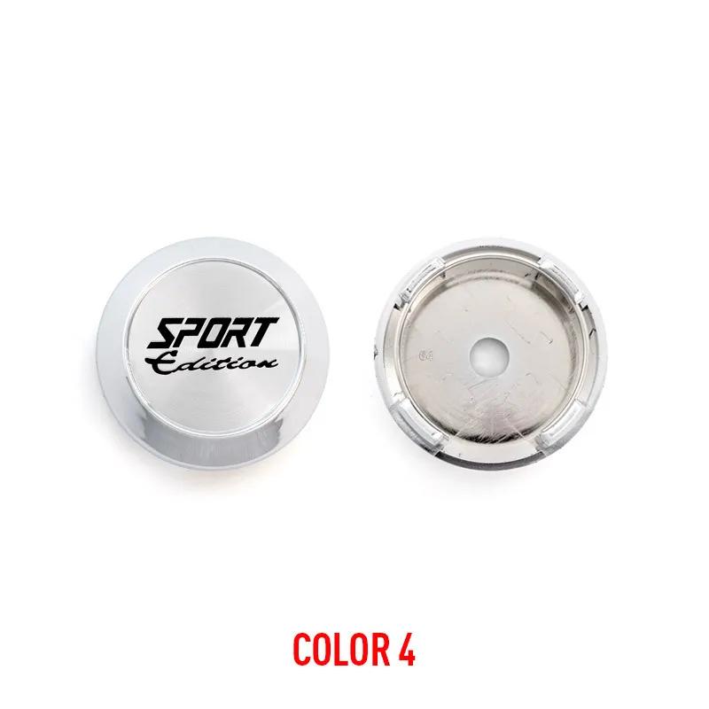 4pcs 60mm Car Wheel Center Caps With SPORT EDITION Emblem Logo Sticker Rim Hub Cover Accessories for Toyota Nissan Mazda Honda