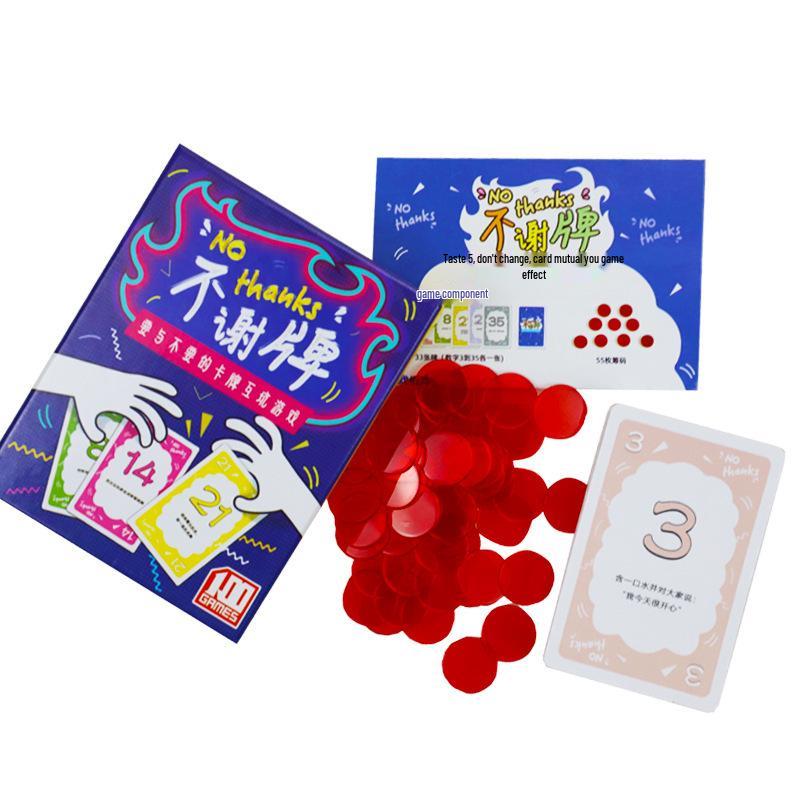 No Thanks! Family Card Game – A Fun, Strategic Game for Gatherings