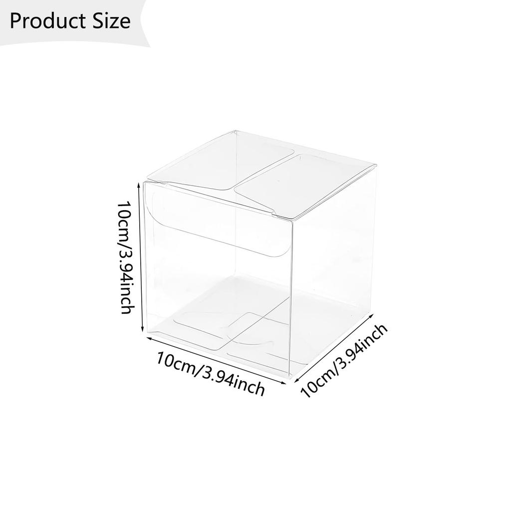 5-10cm Clear Small Favor Boxes,for Wedding,Various Festivals,Birthday Party,Caja Cube Packaging Boxes
