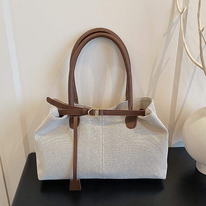 Fashion underarm big bag women's new trendy retro handbag large capacity commuter shoulder cloth bag