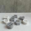 8 Hole Ring Stand Crystal Epoxy Resin Mold Round Hexagonal Love Ring Stand Mirror Silicone Mold DIY Ring Display Stand Mold