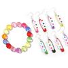 50Pcs/Lot 12mm Transparent Acrylic Pumpkin Beads Supplies For Jewelry Bracelets Earring DIY