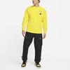 Jordan 23 Engineered Embossed Tag Crew Neck Sweatshirt Men Tops Opti-Yellow CV3012-731