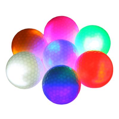7 ks Vnitřní Venkovní Svítící ve Tmě Osvětlené LED Golfové Míčky