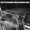 0.5/2m Car Interior Leather Decoration Line  Self-adhesive Moulding Dashboard,Doors,Other Places Decorative Line DIY Braid Strip