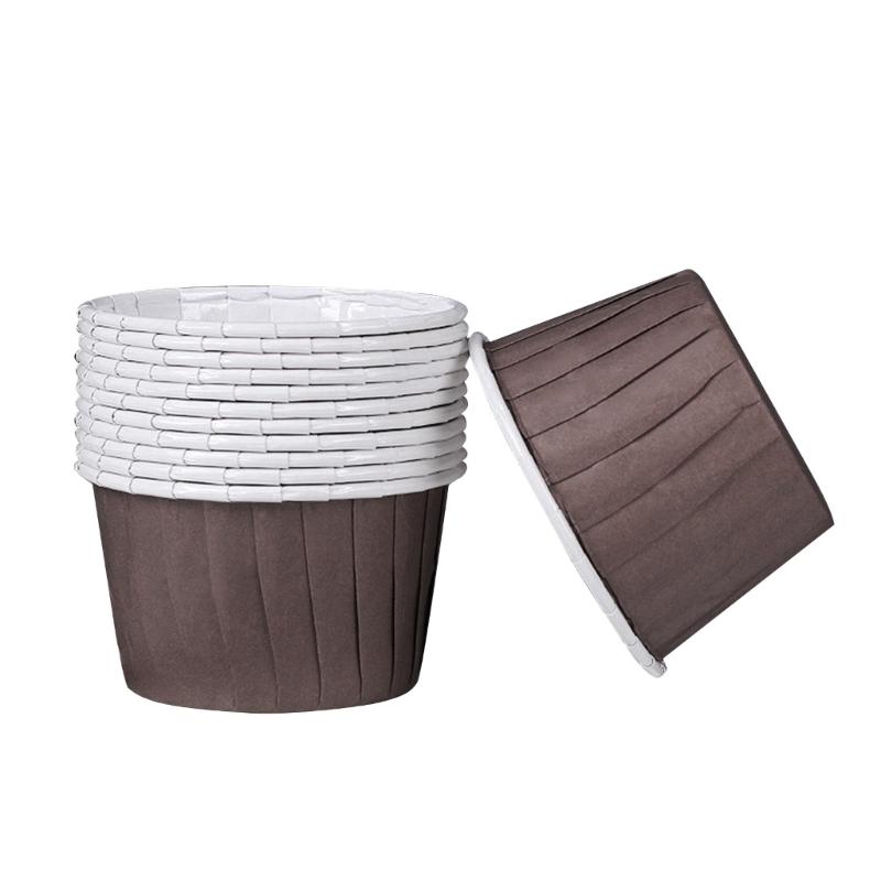 

Формочки для кексов и маффинов, устойчивые к духовке, маленькие формочки для пудингов для вечеринки по случаю дня рождения 1 коричневый