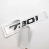 swpzb8 3D Letter Fender Emblem Badge Stickers Decal For 7 Series 730d 730i 740i 745i 750i 760i E38 E65 F01 F02 E66 Chrome Glossy Black