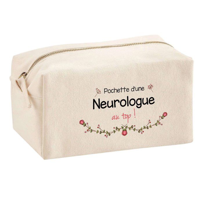 Trousse multifonction Neurologue au Top Cadeau Anniversaire Noël Collègue Départ Retraite Idée | Trousse Scolaire Fournitures Bureau