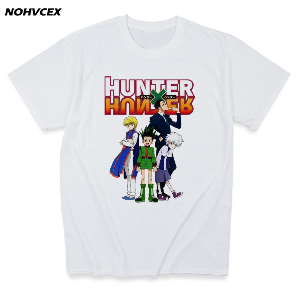 Hunter X Hunter Men Funny Tops Hisoka Morow Graphic Tees Harajuku Unisex Anime Killua Zoldyck T