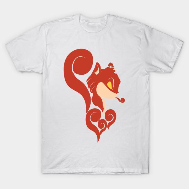 Unisex Fashion TShirt Swirl Squirrel Print TShirt Plus Size S-5XL T-Shirt 100%Cotton Tops O Neck Short Sleeve Tees