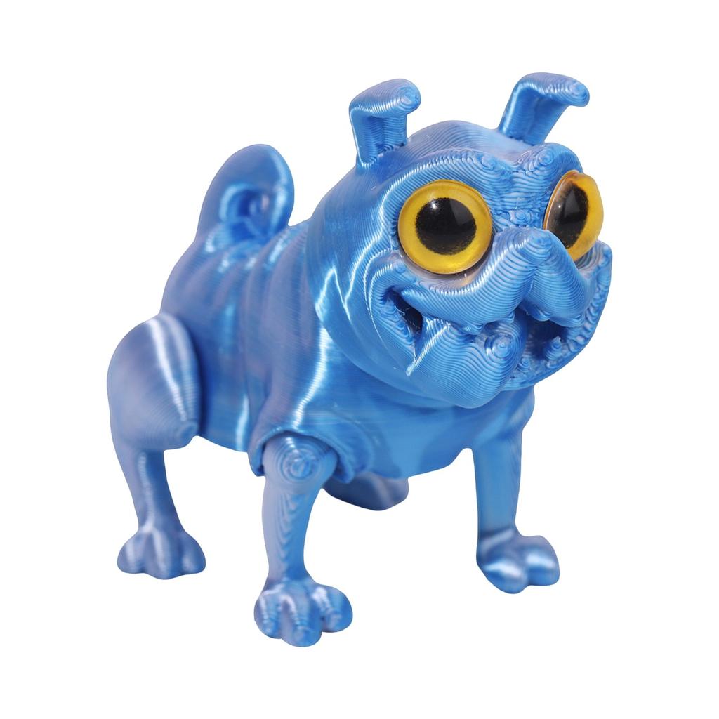3D Printed Multi-color Puppy Crafts Ornaments Gifts Creative Hand-made Animal Joint Activity Model