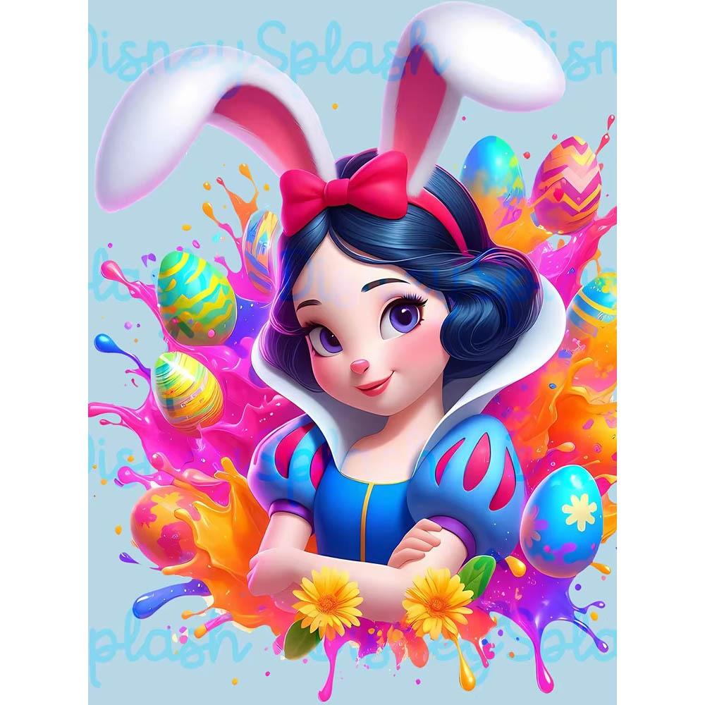 Rabbit Ear Eevee Frozen Anna Elsa Diamond Painting New Full Diamond Cute Girly Style Handmade DIY Diamond Embroidery Material Pack