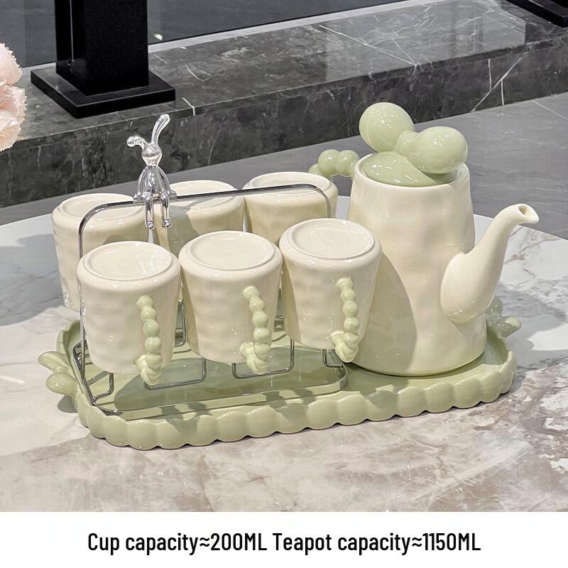 Nordic Cream Style Ceramic Tea Set