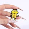 Picture Book Character Enamel Pins Children's Cartoon Brooches Lapel Badges Animal Jewelry Gift for Kids Reader Friends
