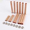 10Pcs 6mm 8mm 10mm 15mm Cylindrical Wooden Candles Wick With Sustainer Tab DIY Candle Making Supplies Handmade Soy Wax Wick