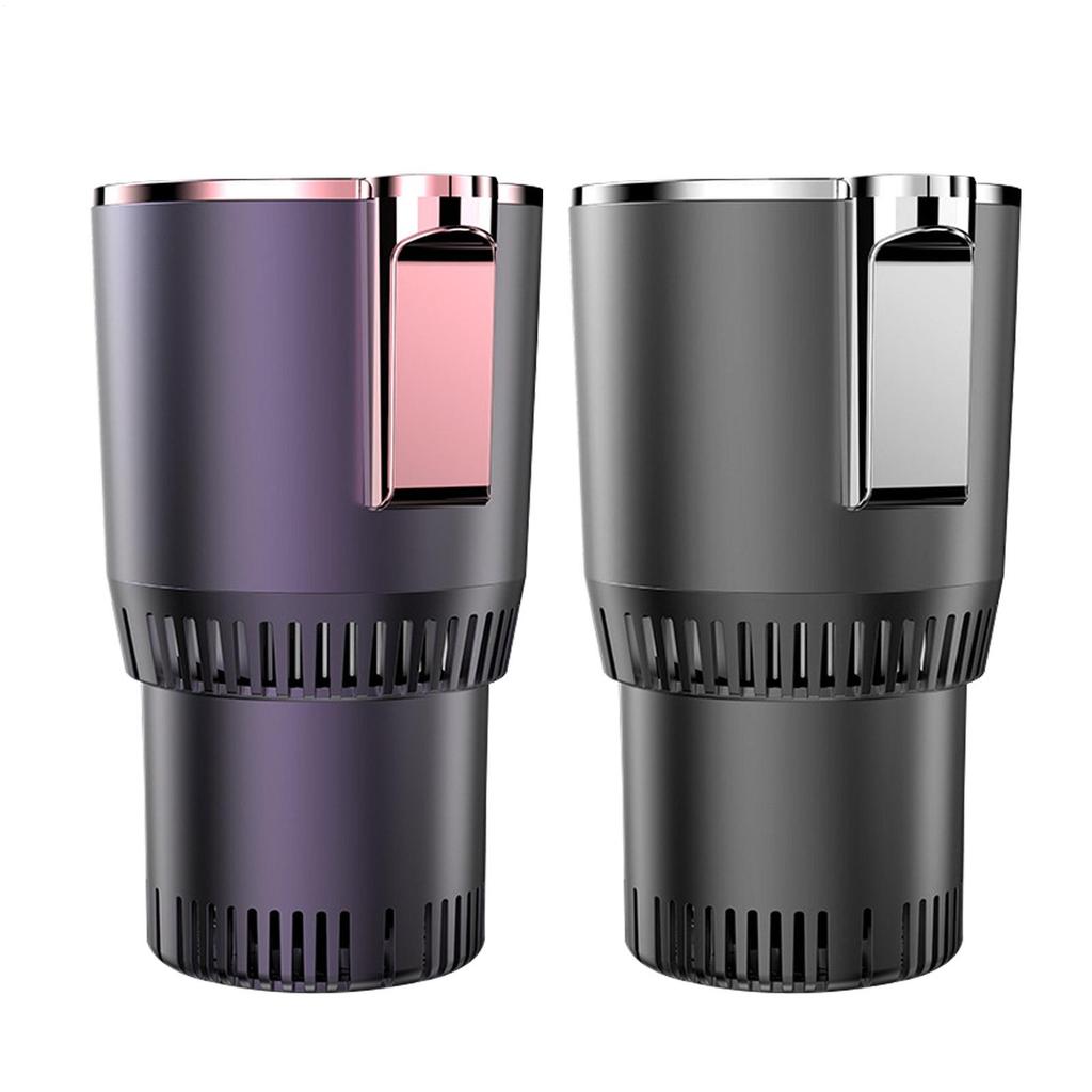 2 in 1 12V Smart Auto Becherkühler Wärmer für Outdoor-Reisen Mini Auto Kühlschrank Kühl-Heizbecher Getränkehalter