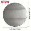 Metal Wall Art Decor: Creative Circular Sign for Home Bathroom Poster