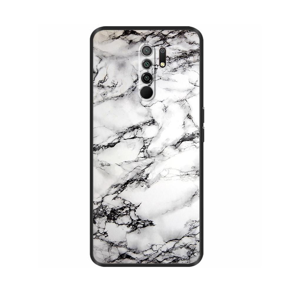 Silicon Case for Xiaomi Redmi 9 Redmi9 Case Back Cover Coque Funda Shell Soft Black TPU Cute Cartoon Phone Bag Bumper Protective