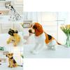 Dog Soft Plush Toy Realistic Puppy Sheepdog Shar Pei Dalmatian Bed Prop For Kids