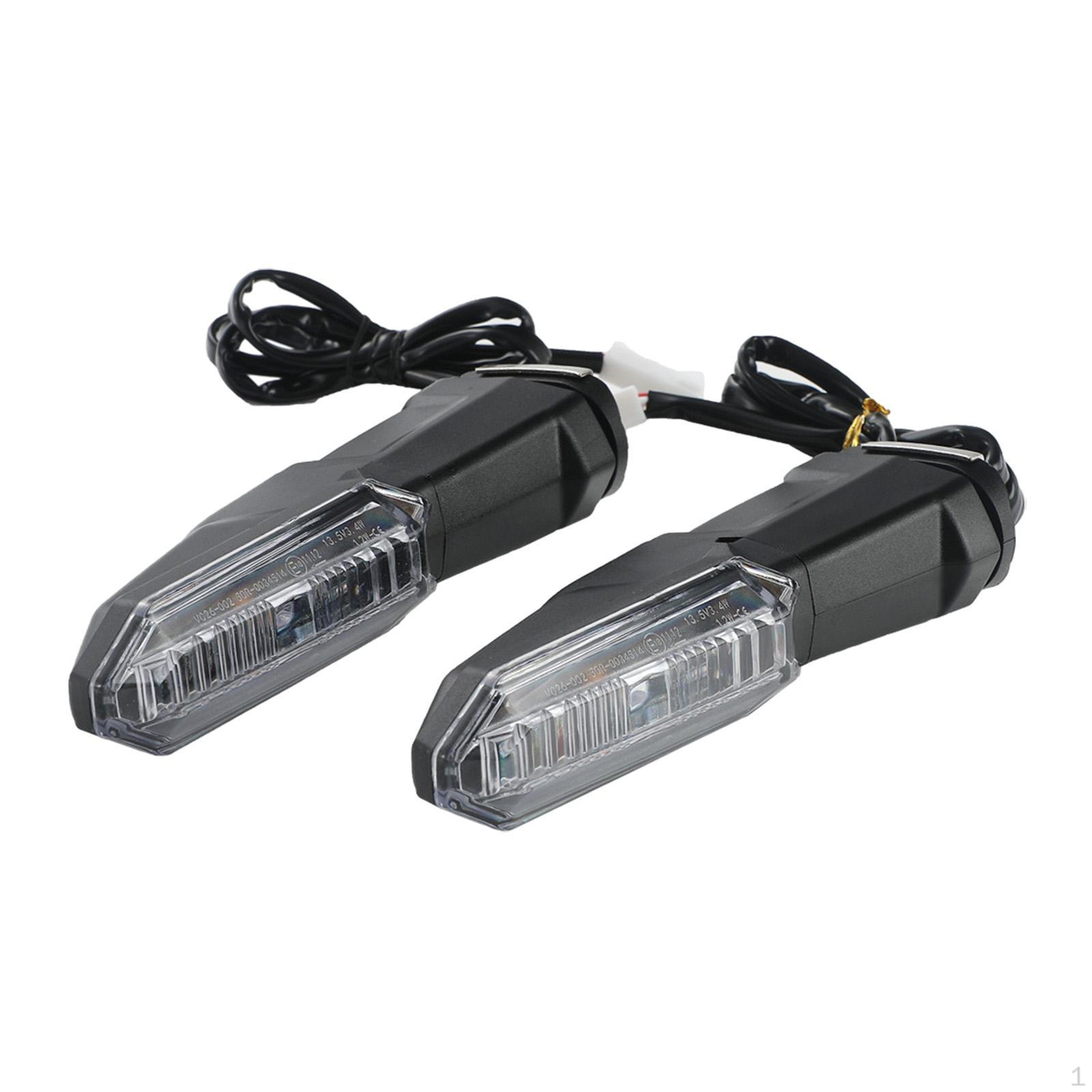 

2 шт. мотоциклетный светодиодный указатель поворота, непромокаемый аксессуар для 1000 650 легкий вес