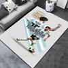 Messi Custom Name Carpet Rug For Living Room Bedroom Home Sofa Decoration Kids Play Nonslip Floor Mat