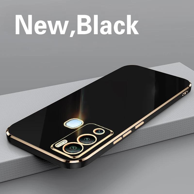 Solid Plating Lens Protection Case For Samsung Galaxy A53 A33 A73 A23 Xiaomi Redmi Note 11 10A 10C OPPO Realme C21Y A54 A94 iPhone 13 12 11 Pro Cover