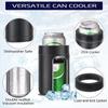 Can Cooler Double Wall Beer Bottle Cooler Double Insulated Can Holder Stainless Steel Material for Kitchen Drink Tumbler
