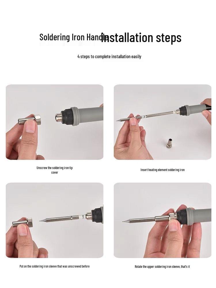 T12 Soldering Station: High-Power Digital Electric Iron with Adjustable Temperature, Sleep Mode, and Cabbage White Light, Featuring T12 Soldering Tip.