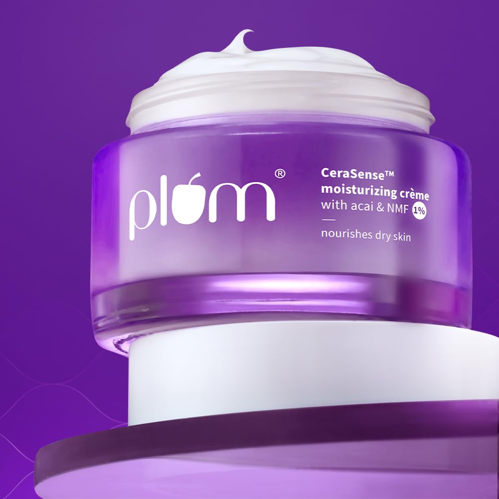 Plum CeraSense Moisturizing Crème 25g Pack | 72Hr Hydration & Barrier Repair for Dry Normal Skin