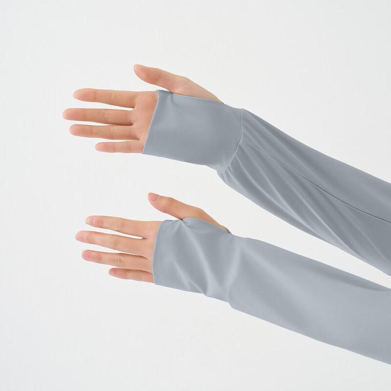 MUJI Dámská lehká mikina s kapucí a zipem s UV ochranou