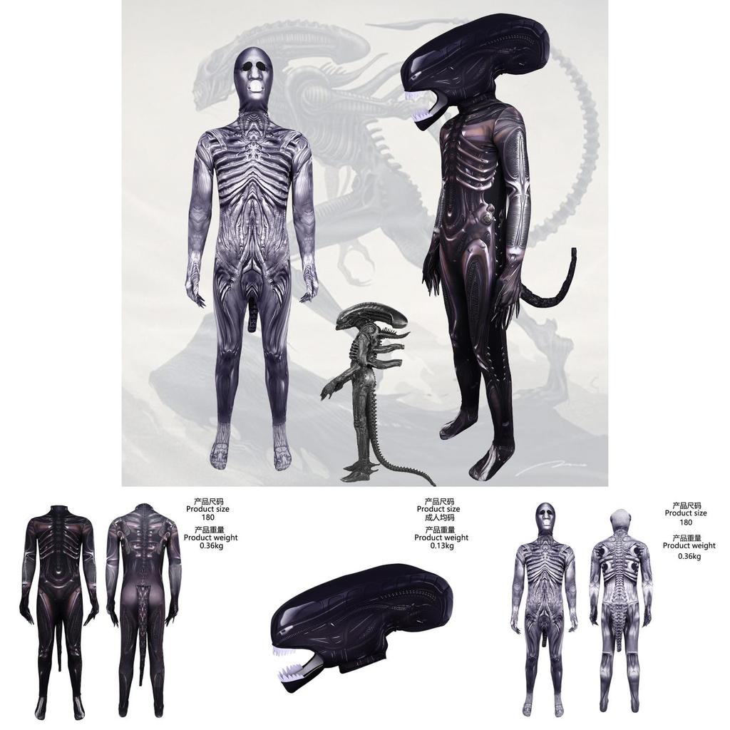 Alien Romulus Cosplay Costume For Halloween Featuring Unique Stage Performance Design For All Genders