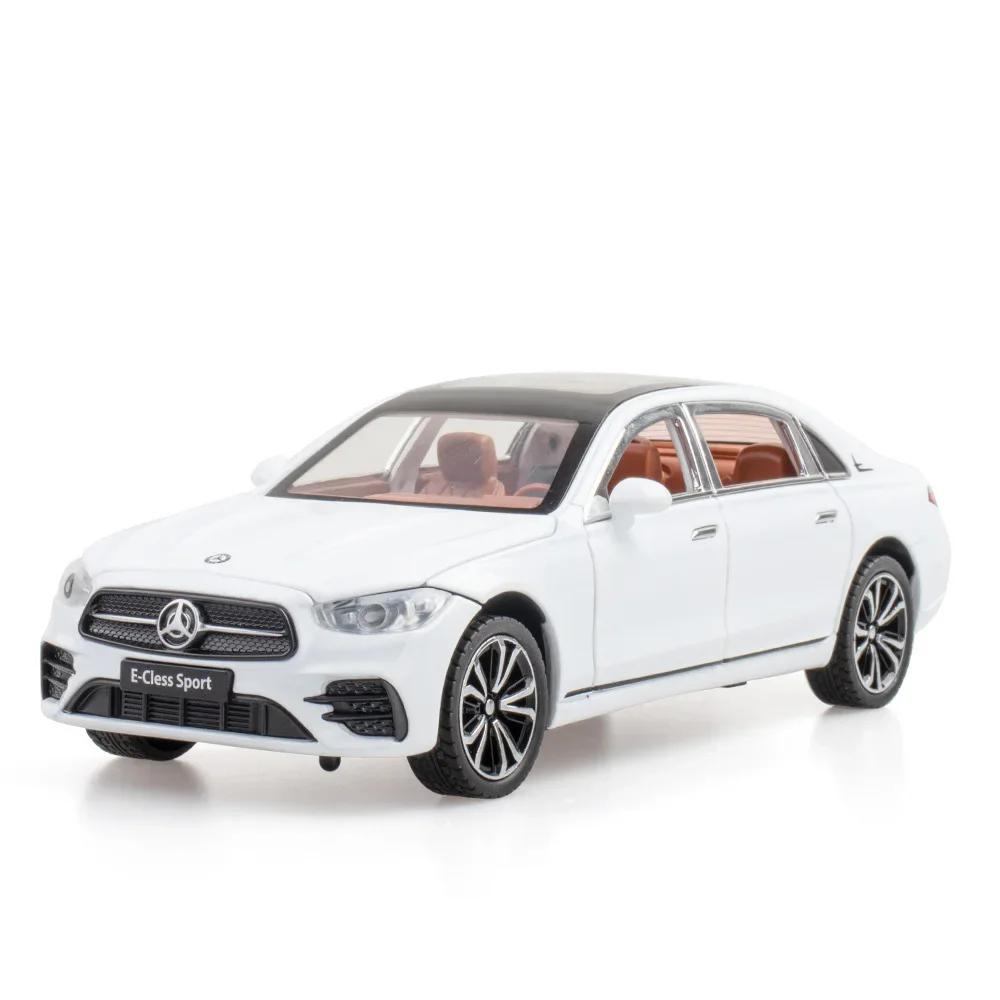 1:24 SLR E300L Sports Car Model Toy Metal Diecast Miniature Vehicles Models Pull Back Toys Collection Kids Birthday Gifts