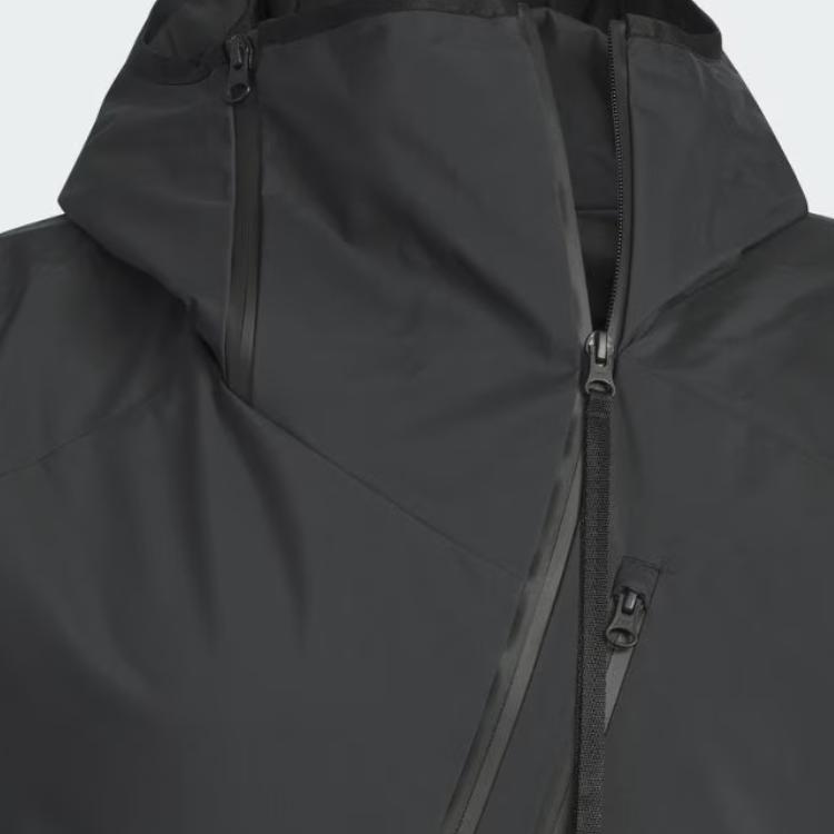 Adidas FW24 Future Style Pre Jacket Series Sports Casual Hooded Long Sleeve Multi-Pocket Jacket Men Jackets Black JN3424