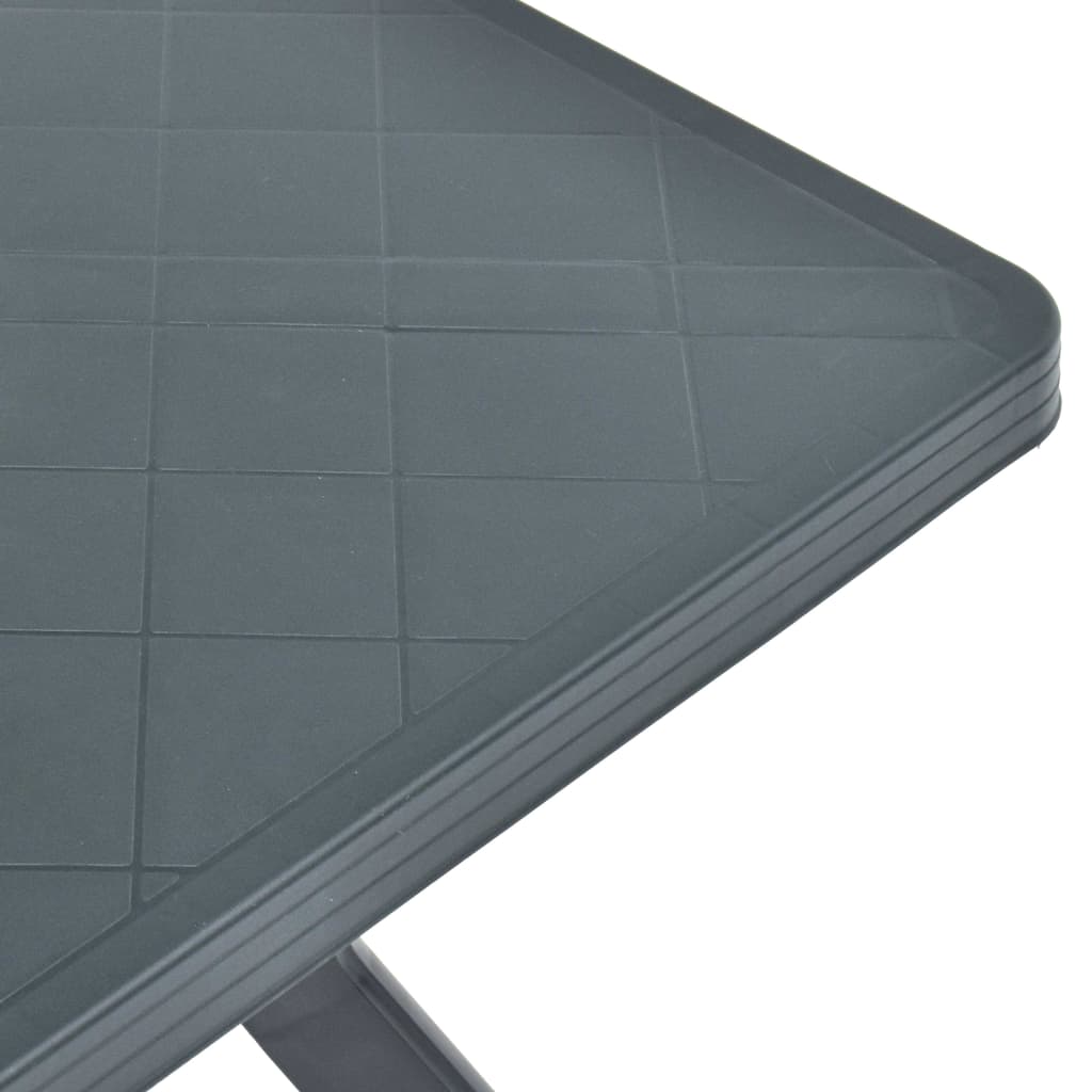 Bistro Table Anthracite Grey 70 X 70 X 72 Cm Plastic