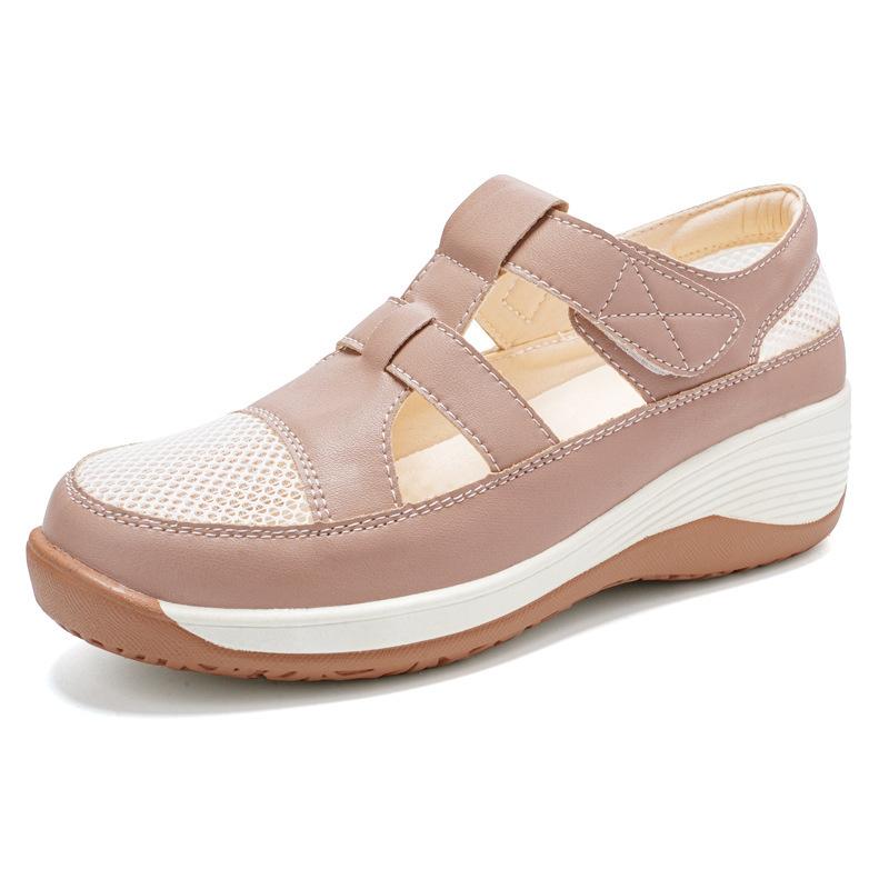 New Summer Slippers Wedge Heel Casual Muffin Thick Bottom Large Size Cool Slippers
